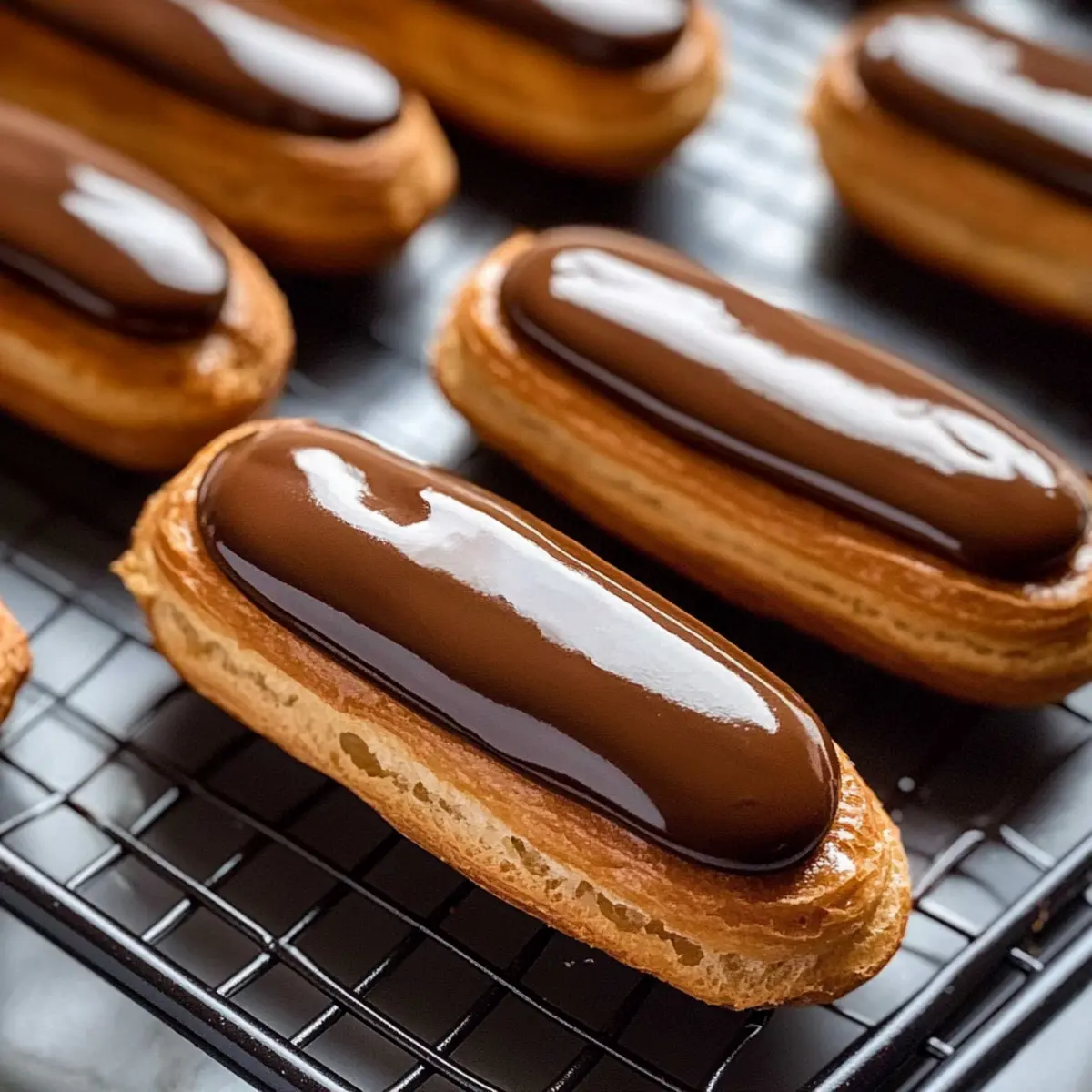 Deliciously Creamy Homemade Coffee Éclairs to Savor